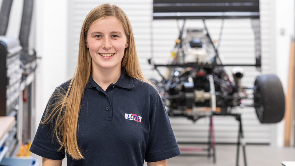 LU Motorsport Team Member and Materials Engineering Student Danielle Thompson